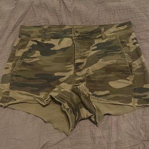 Express shorts, camo shorts, mid rise shirts